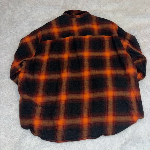 Taylor Swift Evermore Old Navy The Boyfriend Flannel size XL Extra Large - Picture 3 of 3